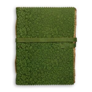 Green Leather Writing Journal