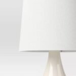 21.75"x11.5" Montreal Wren Assembled Table Lamp White - Image 3